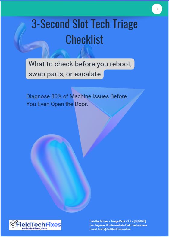 Stop Guessing. Start Fixing. — The 3-Second Slot Tech Triage Bundle